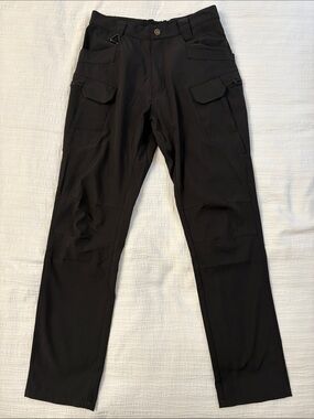 Free With Purchase! Men's Black Tactical Cargo Pants With Utility Pockets